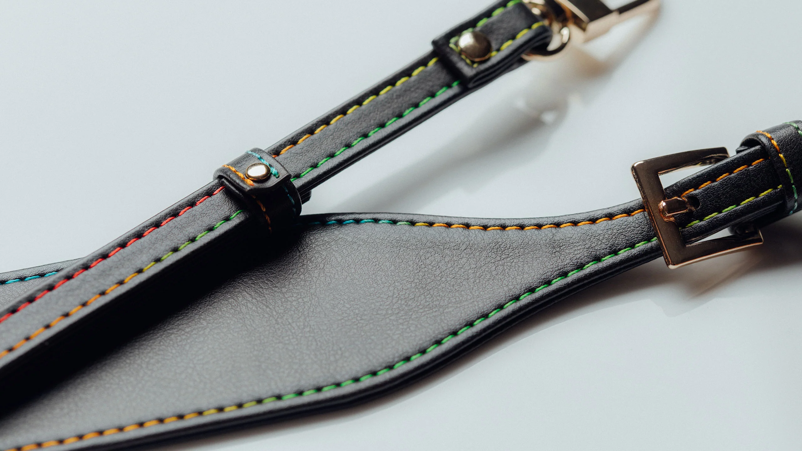 Adjustable Vegan Leather Body Strap - Image 3