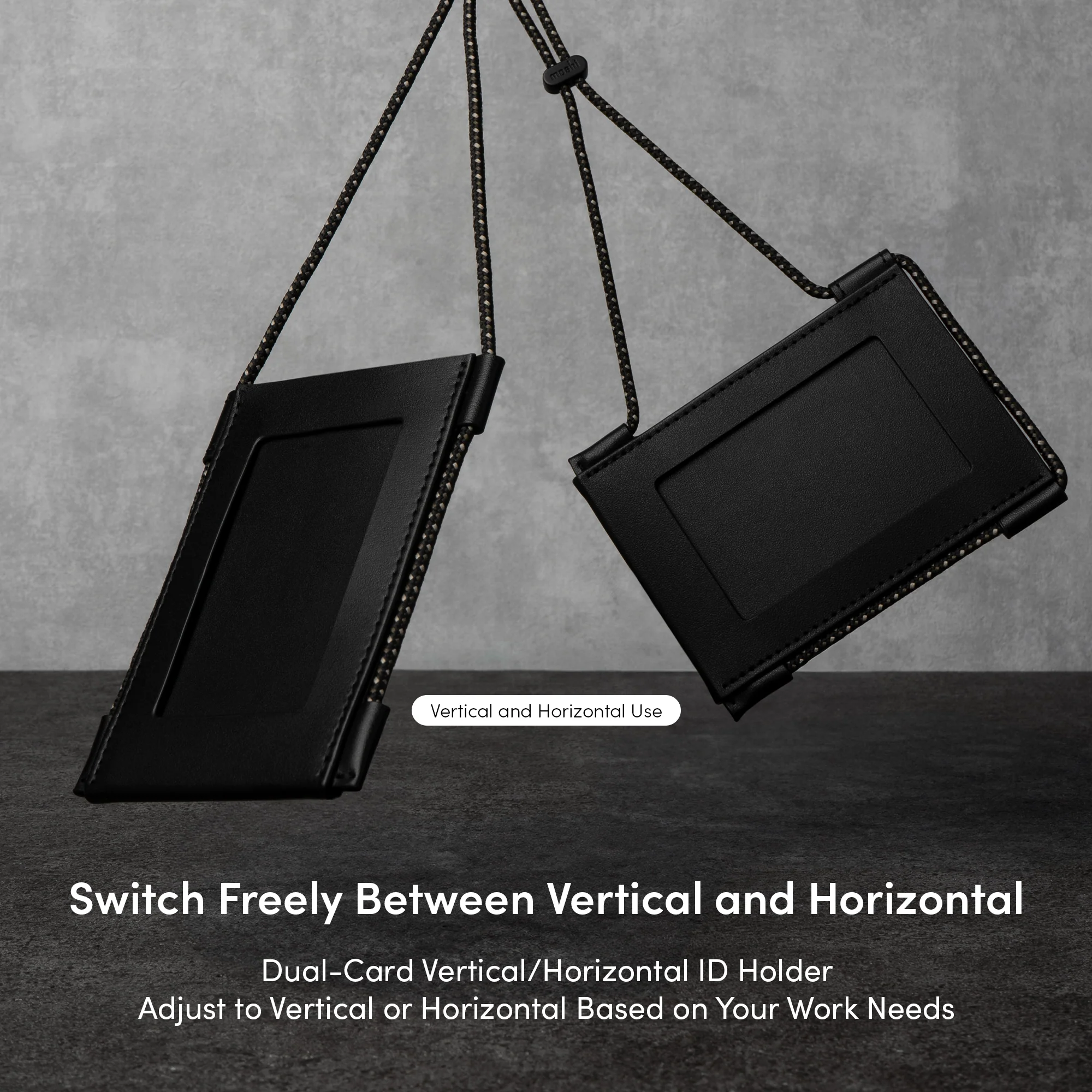 Dual-Sided Vertical & Horizontal Badge/ID Holder - Image 3