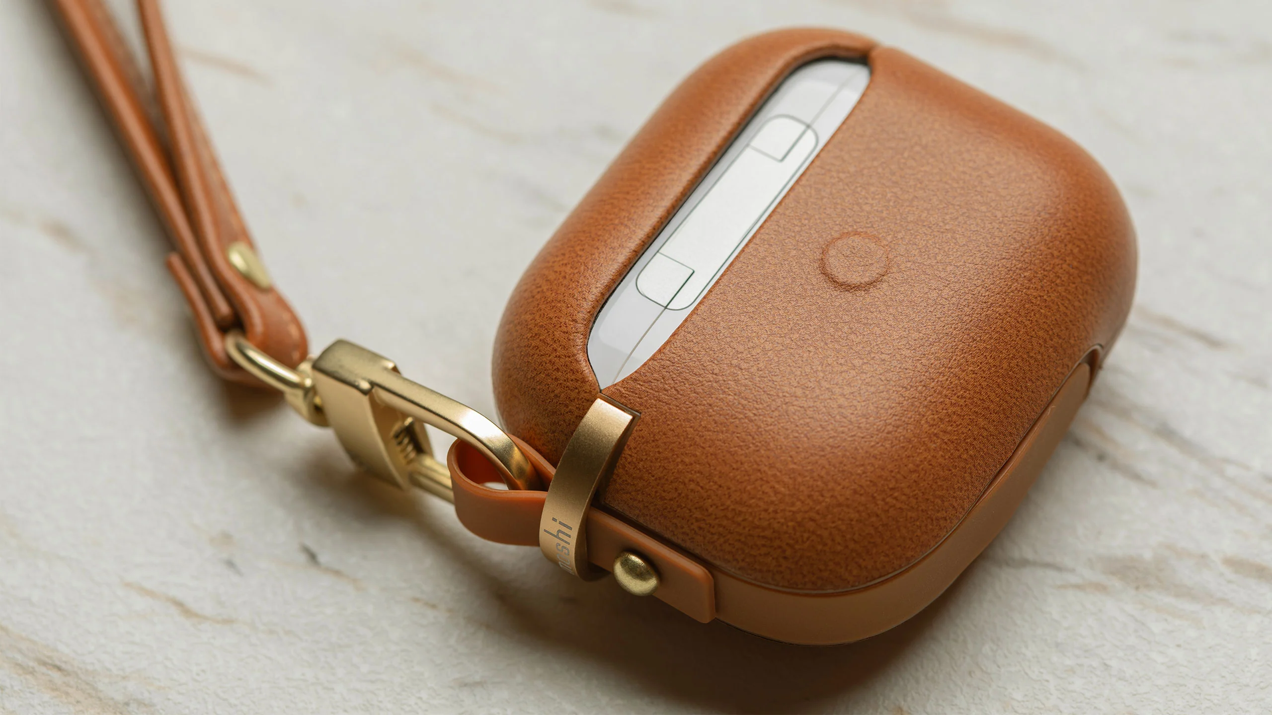 Pebbo Luxe Vegan Leather Protective Case for AirPods - Image 10
